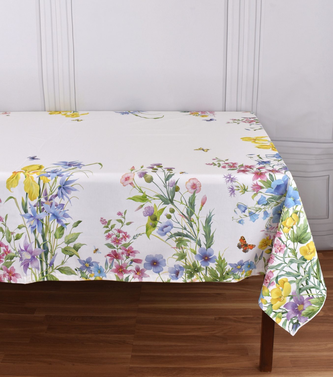 summer tablecloths rectangular, floral table cloth, elegant tabletop