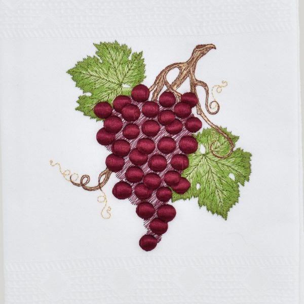 Grapes kitchen hand towel - Image 2