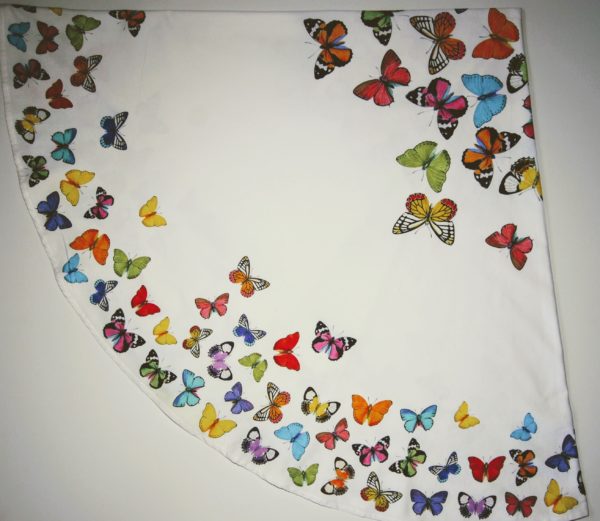 Round tablecloth with butterflies 180 cm - Image 5