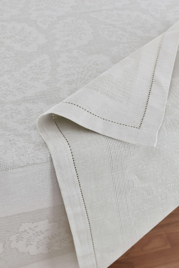 Jacquard gray Fern rectangle table cloths - Image 8