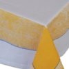 Yellow white tablecloth long rectangle jacquard tablecloths damask European dining living farmhouse decor oblong table cloths best gift idea - Image 2
